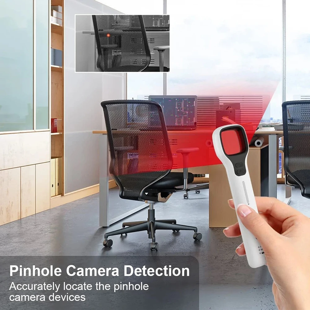 WT12 Hidden Camera Detectors 15M Detecting Detect Anti-peeping 1MHz-8GHz Camera 250mAh Portable Gadgets for Travel Hotel