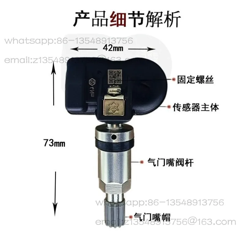 Dual frequency built-in programmable/original car adapted waterproof tire pressure monitoring sensor 1 piece price