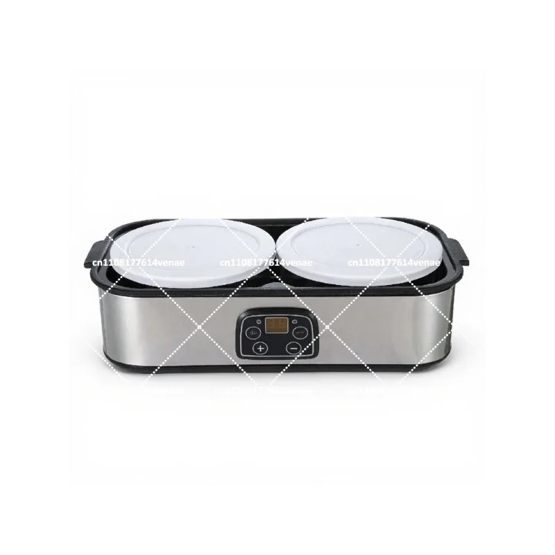 2L Yogurt Maker, Large Capacity 2 Cup Household Machine for Milkshake, Jam, Ice Cream, Pudding & Fermentation