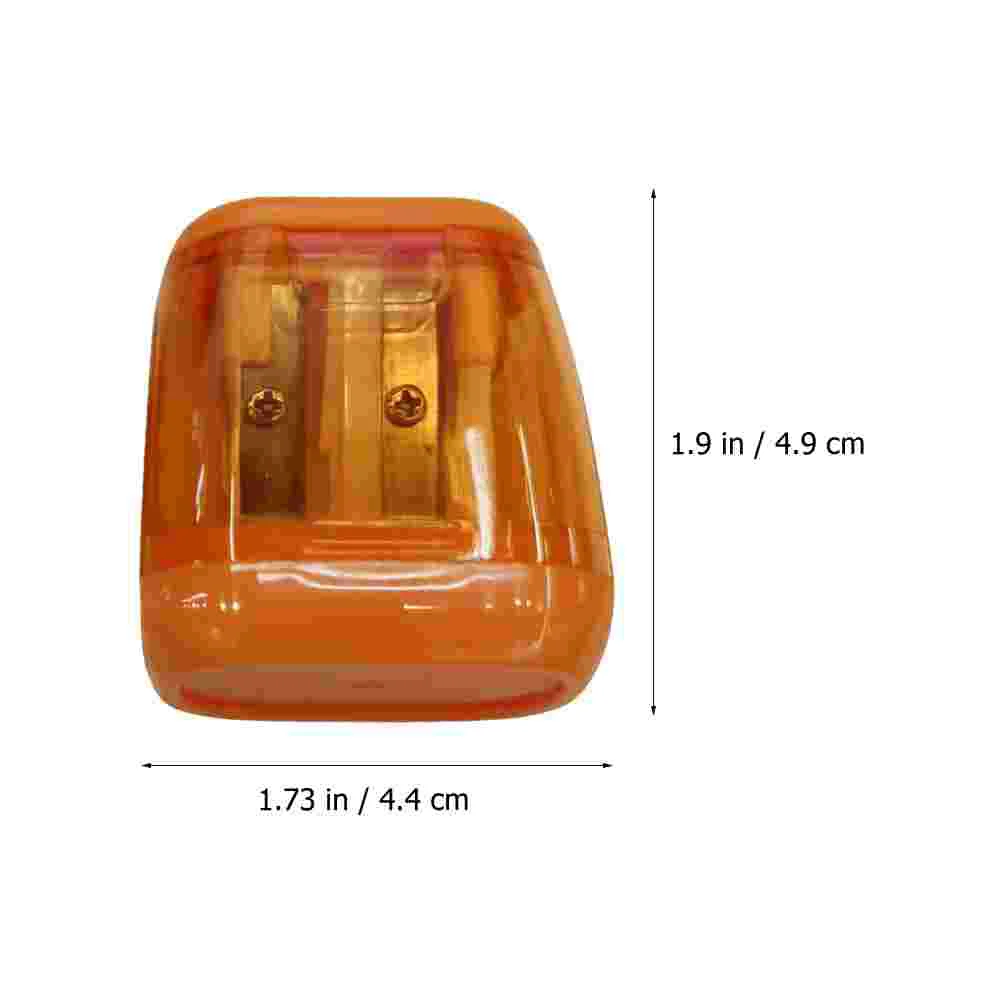 4 Pcs Multi-functional Pencil Sharpener Color Pencils for Kids Portable Student Small Hand Sharpeners