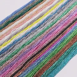 2mm 195pcs Crystal Glass Beads Small Faceted Glass Charm Spacer Beads For Jewelry Making DIY Findings Wholesale