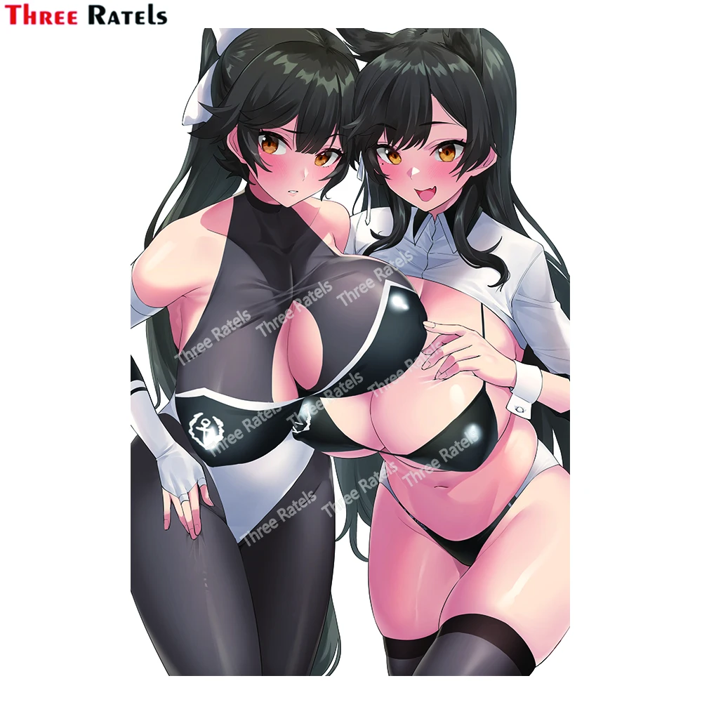 Three Ratels H288 Atago Takao Shoukaku And Zuikaku Azur Lane Stickers And Decals For Laptop Luggage Skateboard Decoration