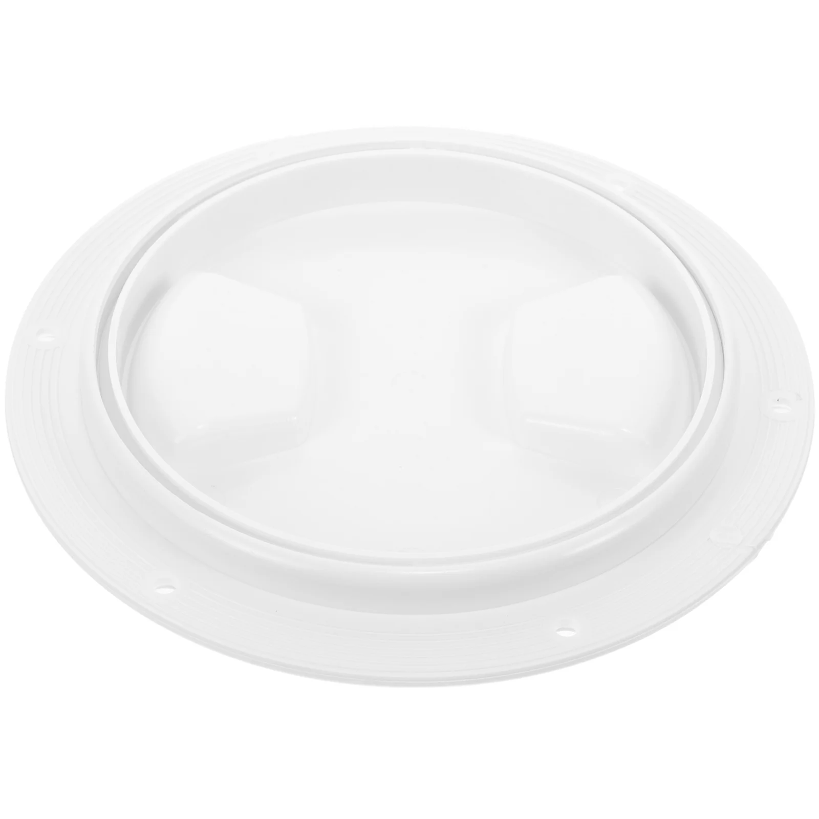 Kayaks Yacht Deck Cover Hole Inspection Hatch Covers Boat Round Checking Lid White Non-skid for Work