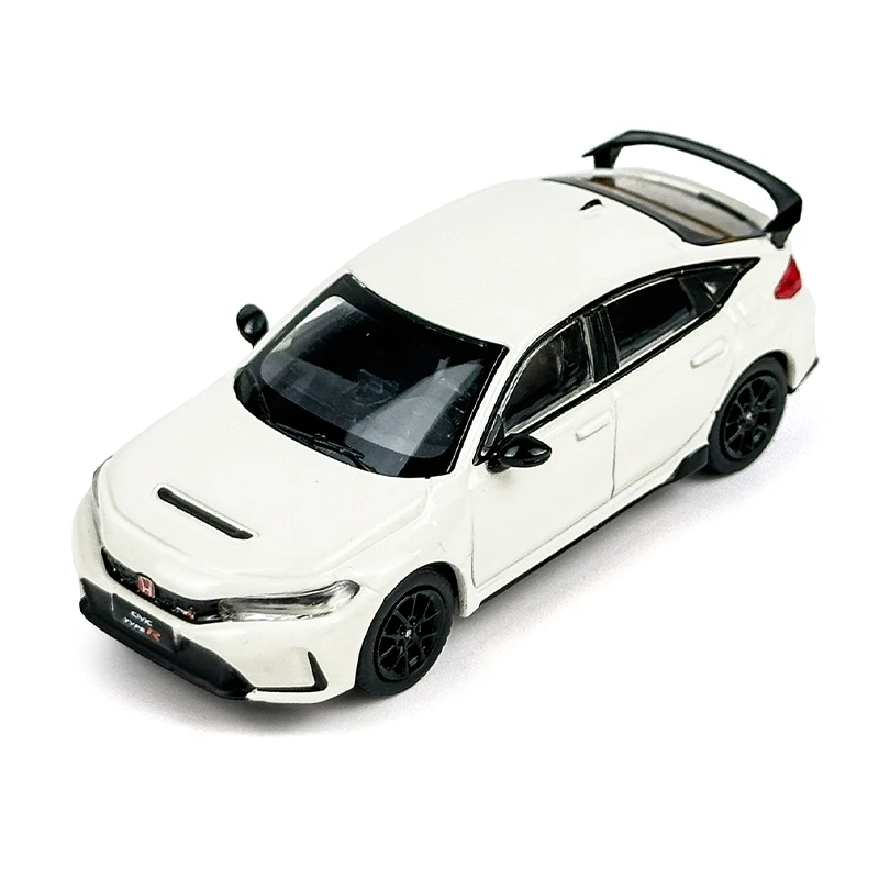 Paudi 1:64 2023 Honda Civic Type-R FL5 modello di auto in metallo 1:64 lega in miniatura auto giocattolo adulto collezione Hobby Souvenir Display