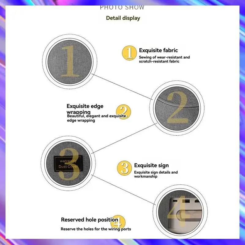

A24U для проектора XGIMI Play3, пылезащитный чехол, устойчивый к царапинам, пылезащитный чехол, настольная сумка для хранения для Play3 Host