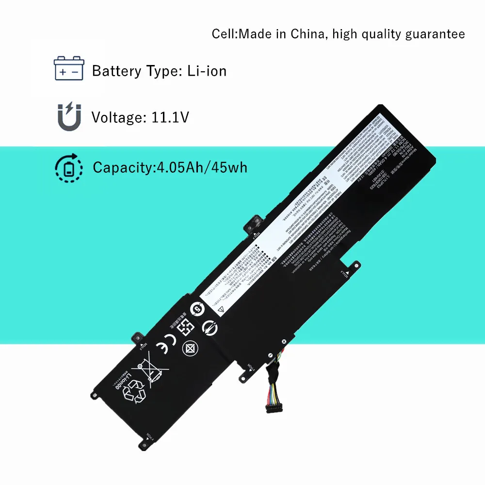 L17L3P53 Laptop Battery For Lenovo ThinkPad L380 L390 Yoga S2 Yoga 2018 L17M3P55 L17C3P53 01AV481 01AV482 01AV483 TP00091A
