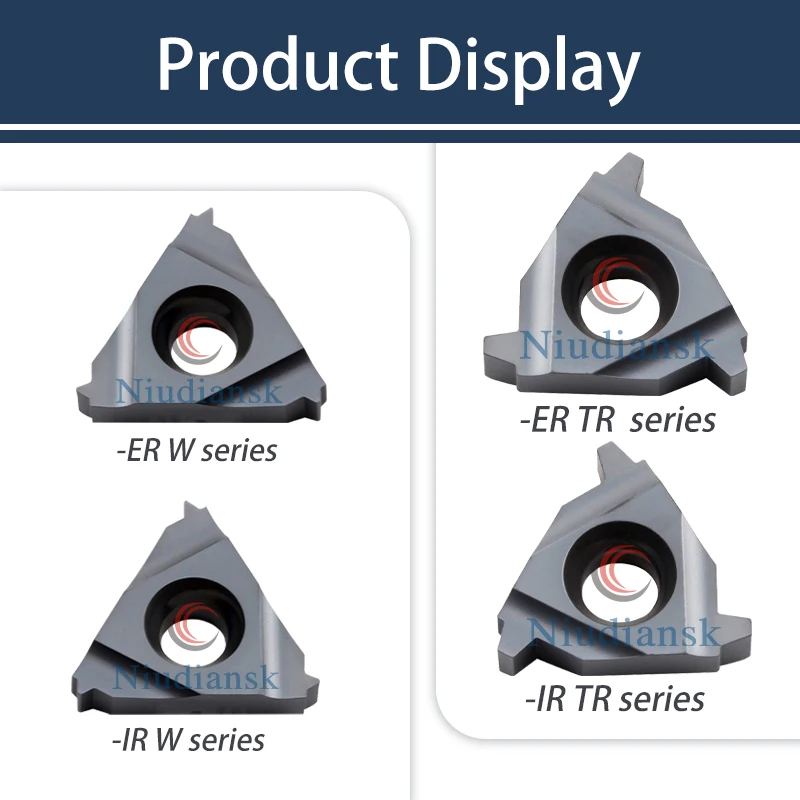 DESKAR شفرات موضوع شبه منحرف 16ER/IR 1.5/2/2.5/3TR W-نوع الموضوع أداة 16ER/IR 8/14/24 واط LDA الموضوع إدراج المواد العالمية