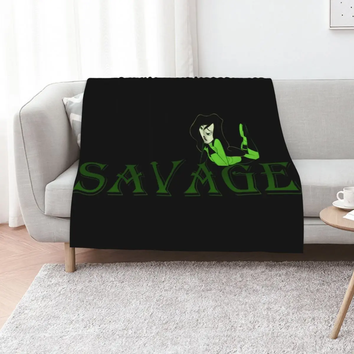

Savage Shego II Throw Blanket Flannels Plaid Decorative Sofas Single Blankets