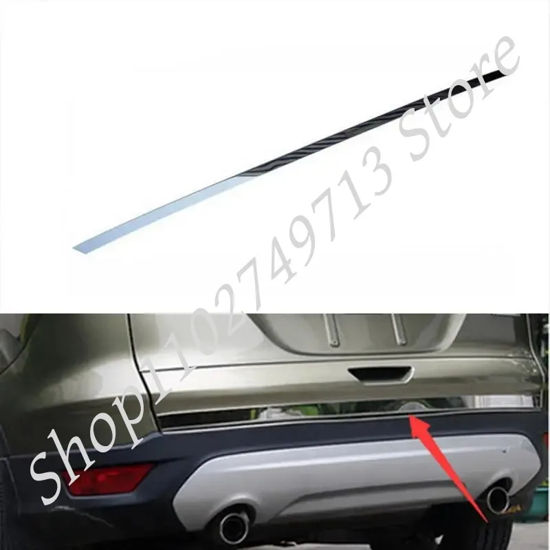

Car sticker For Ford Edge 2015 2016 2017 2018 2019 Rear Boot Door Trunk Cover Trim Tailgate Garnish Molding Strip