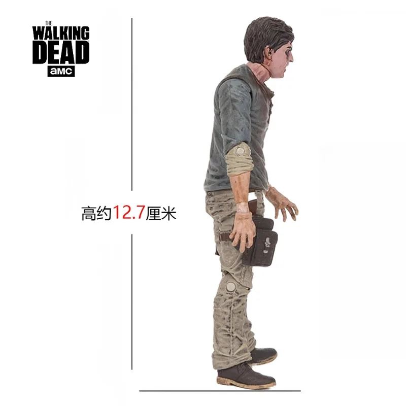 The Walking Dead Flu Zombie Hand-made MacFarlane 5-inch Joint Movable Horror Action Figure Toy