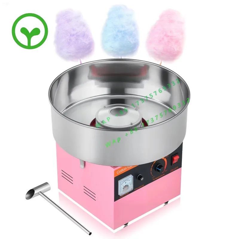 【Premium】SucceBuy Cotton Candy  hine Commercial 1000W Electric Candy Floss Maker Easy Use with 15 inch Stainless Steel Bowl for