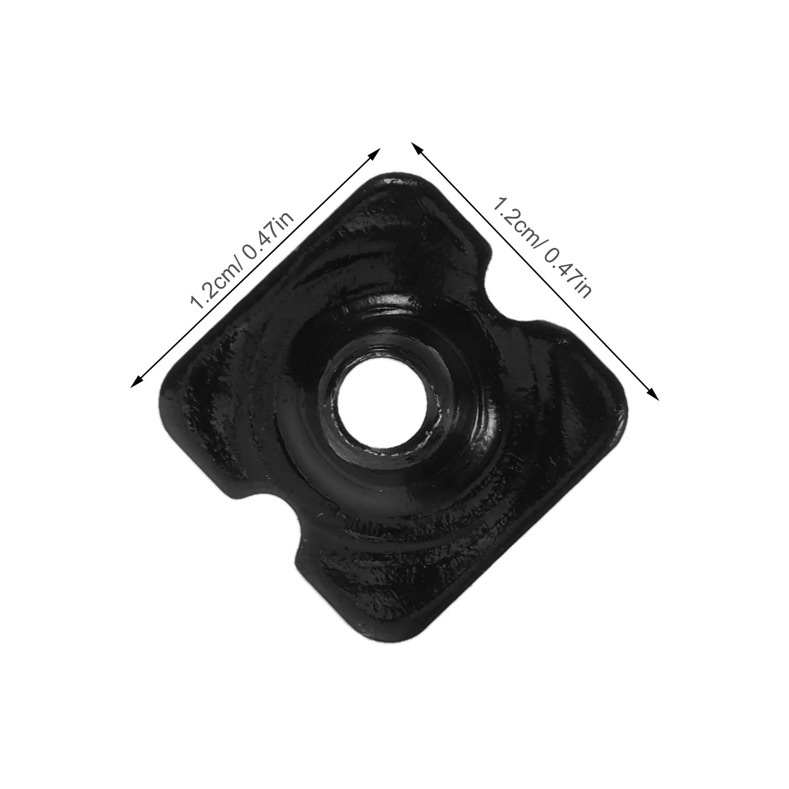 1Set Backplate Screws Black Metal Football Shoulder Pad Hardware Kit Quick Assembly Tight Thread Fit Vigorous Movement Stability