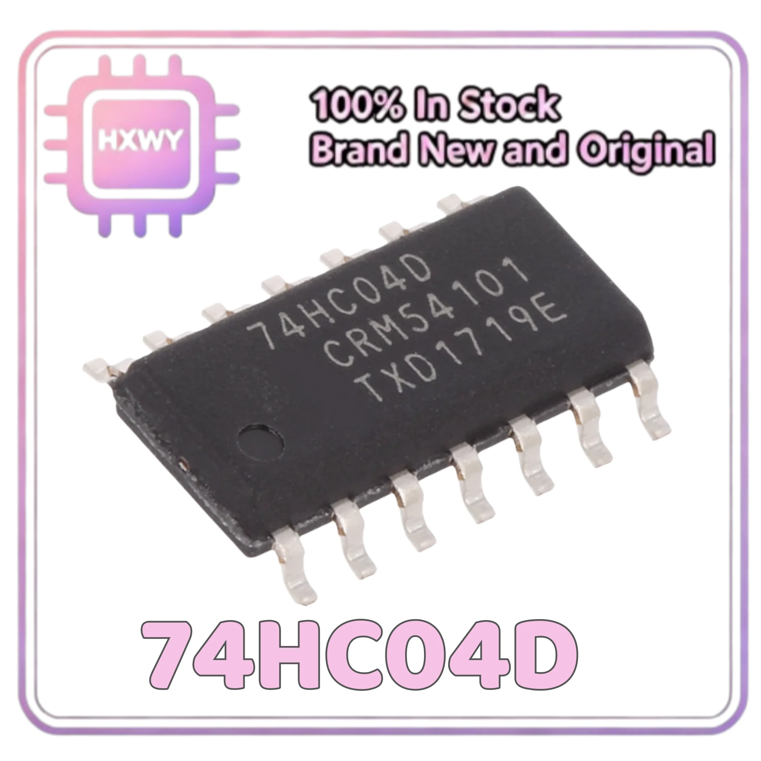 (10/50 Pieces) 74HC04D 74HC04 SOP-14 Logic Integrated Circuit Factory Wholesale Cheap Electronic Component Fast Shipping