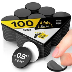 20x2mm Round Magnets with Adhesive Backing Flexible Self Adhesive Magnetic Dots Flexible Magnet Sheets Refrigerator Magnet DIY