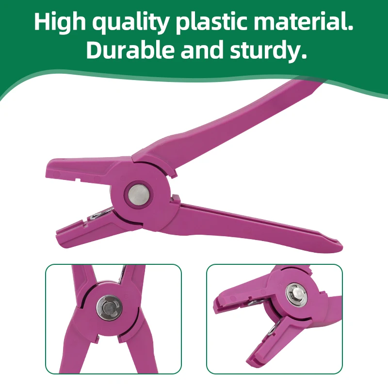 1 قطعة الماشية الحيوان الماعز الأذن العلامة كماشة تحديد أداة ل الكلب الأغنام الأذن العلامات مادة النايلون الأغنام الليزر الأذن العلامة 70*10 مللي متر