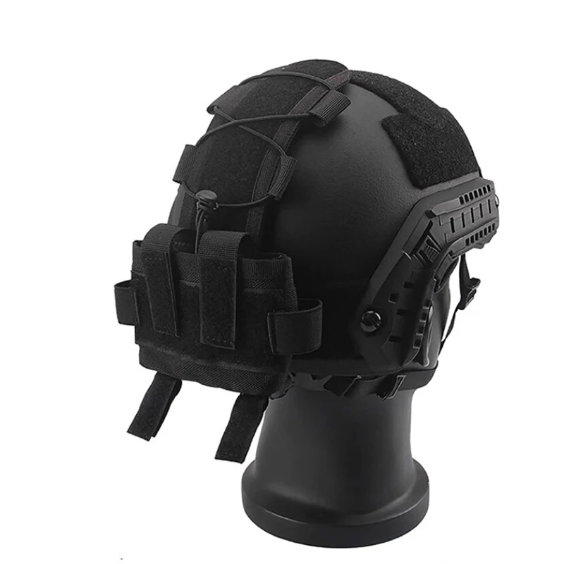 Tactical FAST Helmet Cover Pouch Removable MK2 Battery Case Helmet Airsoft Hunting Camo Counterweight Bag