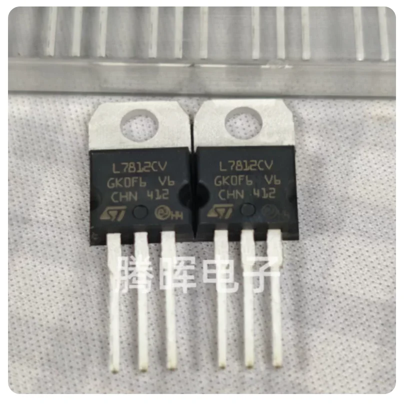 Free Shipping 10PCS TO-220 LDO Original LM7812 7812 TO-220 L7812CV L7812 Positive-Voltage Regulators