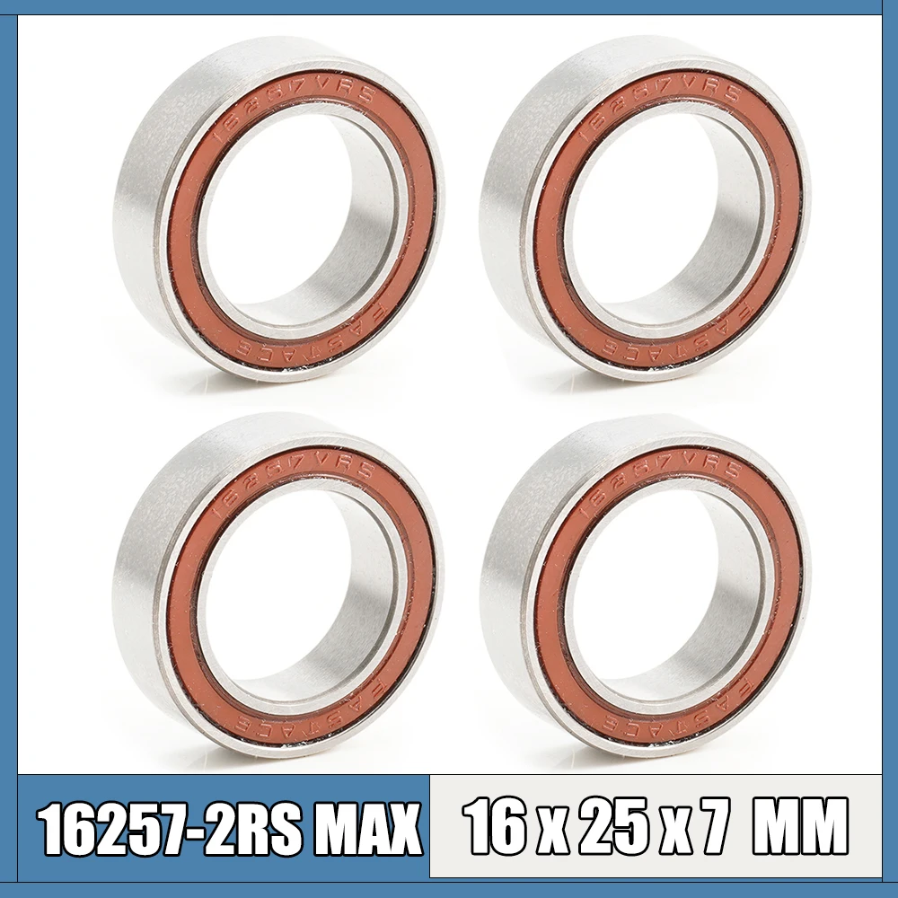 MR16257-2RSV MAX Bearing 16*25*7mm 1PC Full Balls Bicycle Frame Pivot Repair Parts 16257 2RS RSV Ball Bearings 16257-2RS RVFB