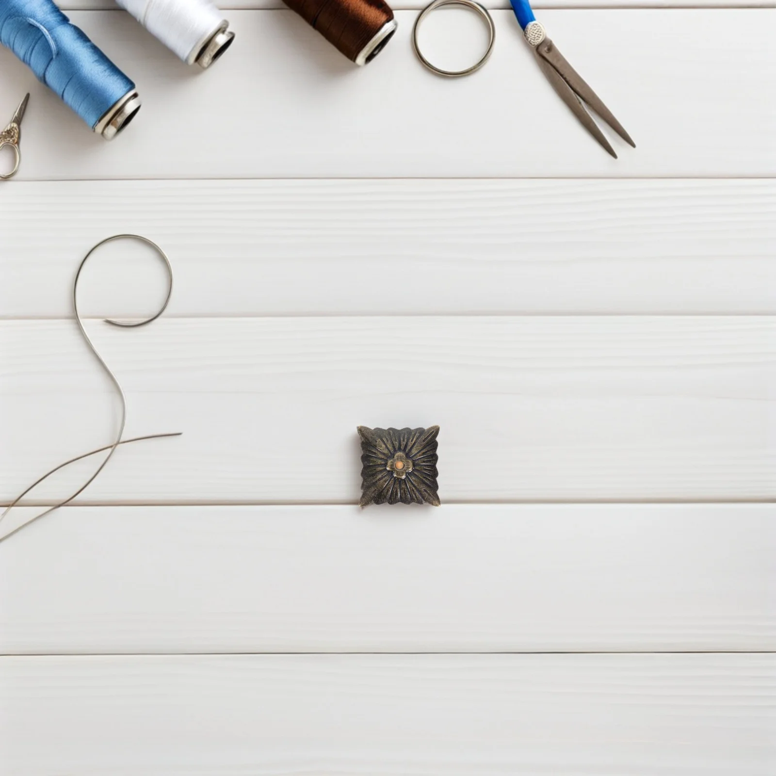 

Vintage Upholstery Decorative Nails Sofa Wood Bronze Thumb Pins Caps Home Decor Wall Hanging Craft Metal Pushpins