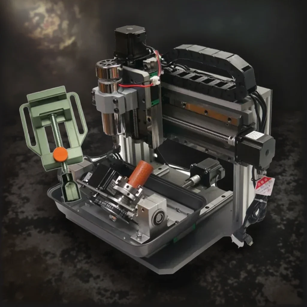 220V 110V LY 3020F Wood CNC Engraving Machine 3/4/5 Axis Square Line Rail Router PCB PVC Milling Engraver Lathe with Water Tank