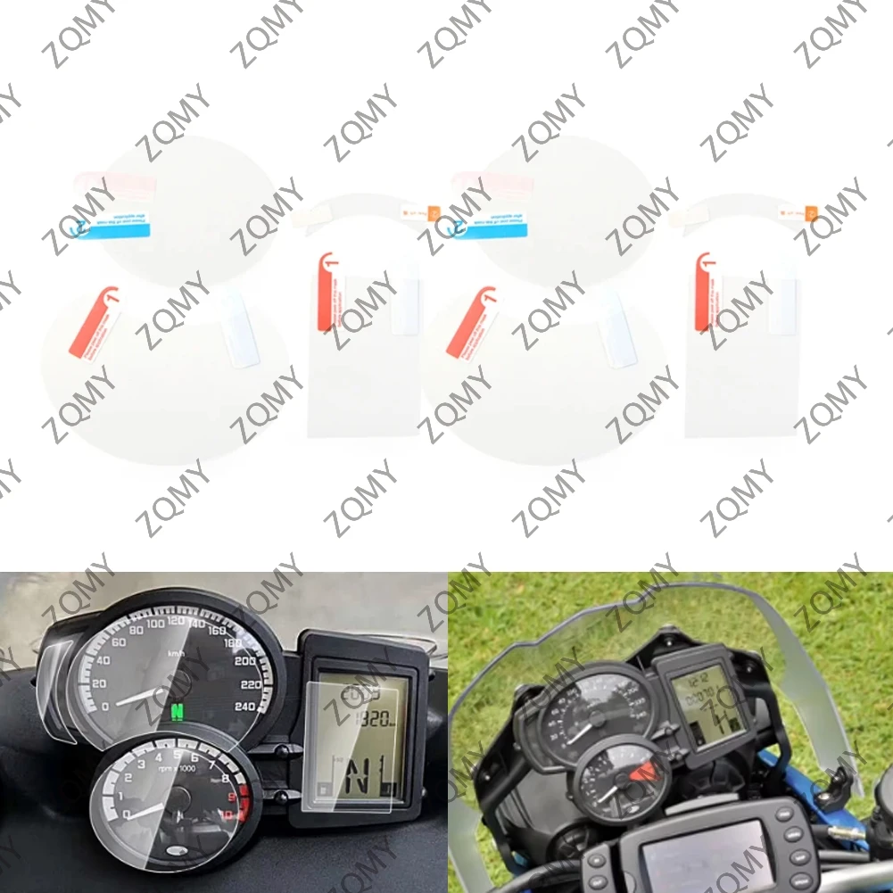 2 Sets Motorcycle Speedometer Cluster Scratch Protection Film Screen Protector For BMW F750GS F850GS F800 GT