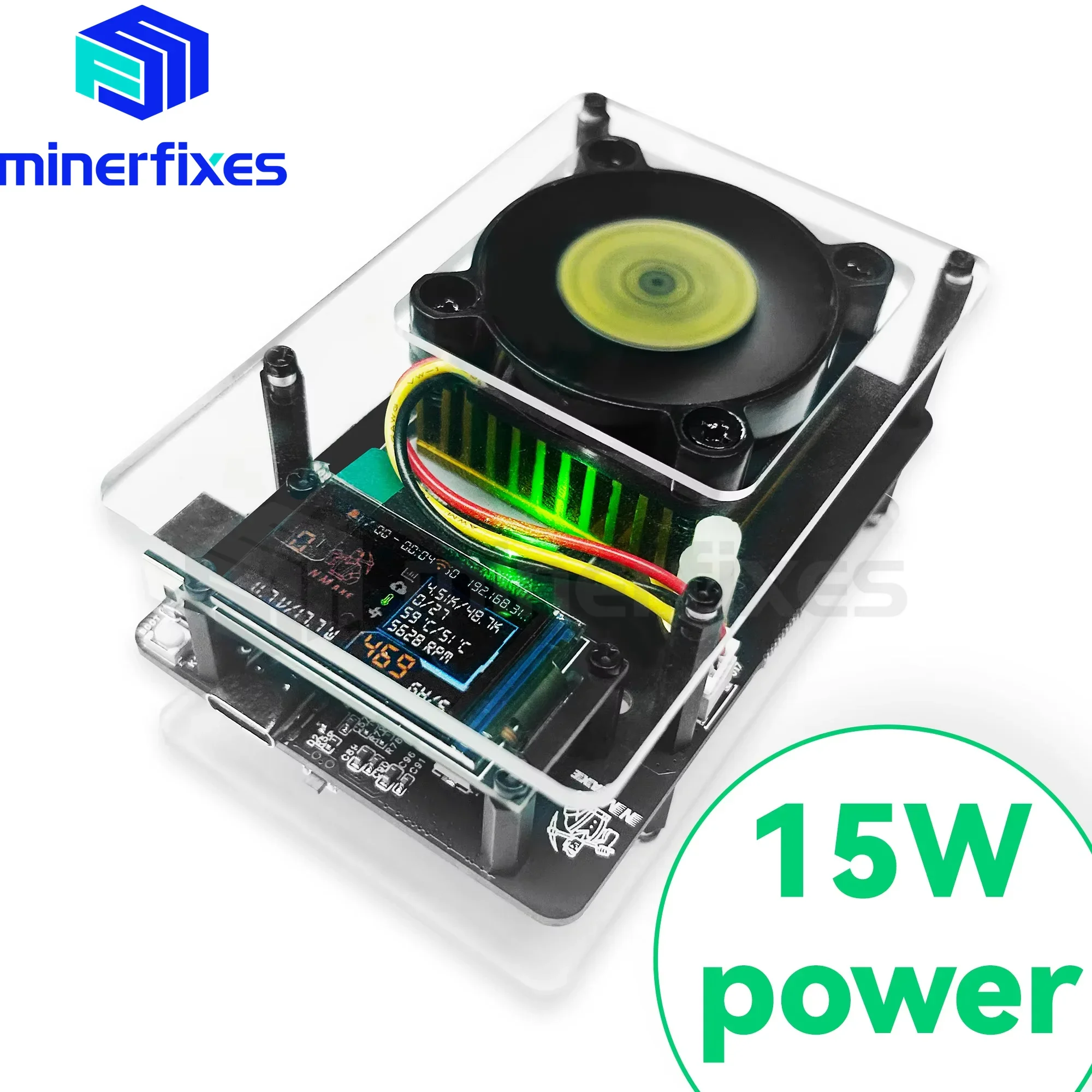 NMAxe Bitcoins Miner NM Miner BM1366 ASIC Chip Btc Miner Solo Lottery Bitaxe Ultra 500G Crypto Bitcoin Solo آلة التعدين #2