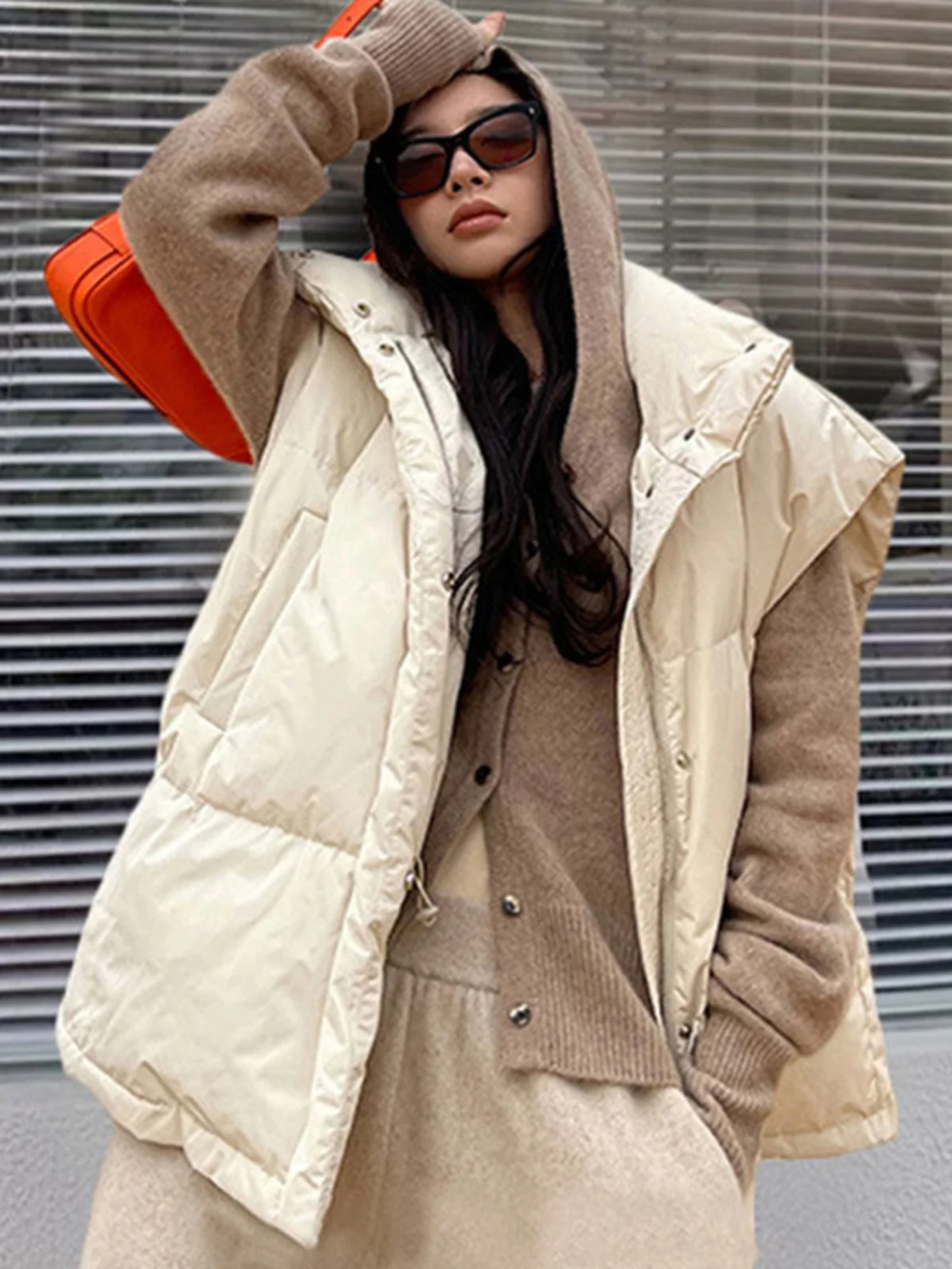 

Vests Waistcoats Thick Womens Waistcoat Buttons Autumn Corduroy Stand Collar Diagonal Buttoned Grunge Varsity Urban Layering Y2K