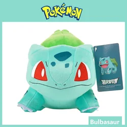 Genuine Pokemon Kawaii Bulbasaur Plush Stuffed Toys Cartoon&Cute Dolls Throw Pillow Birthday Gift For Kids Boys Home Decoration