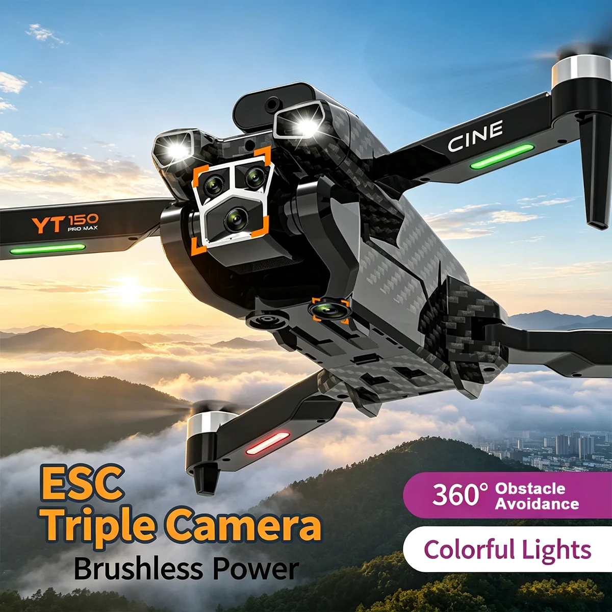 YT150 RC Drone Professional ES - Drone Camera ulasan dan harga