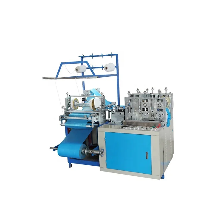 YUGONG Automatic Surgical Non Woven 150pcs Per Min Pe Cpe Shoe Cover Making Machine