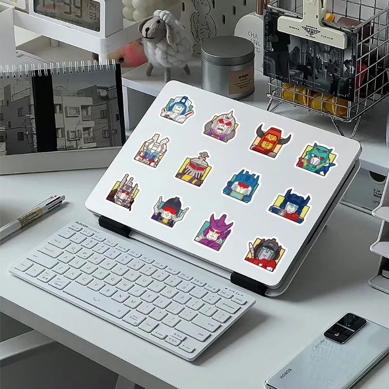 100pcs 변압기 Autobot 스티커 스케이트 보드 노트북 수하물 자전거 오토바이 자동차 크리 에이 티브 DIY 방수 스티커 데칼 완구