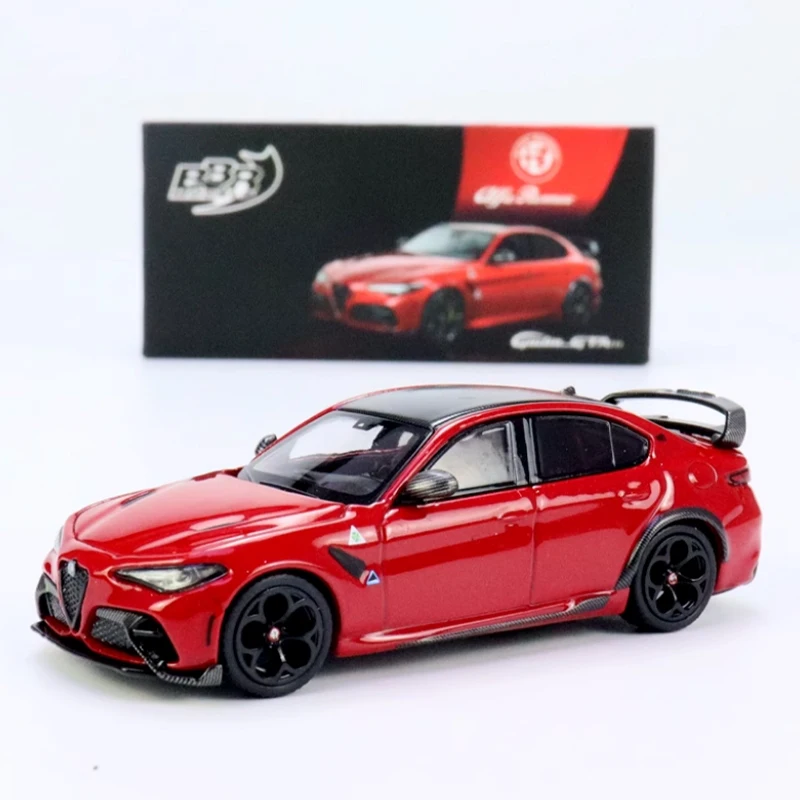 Diecast original escala 1:64 giulia gtam liga modelo simulação clássico decoração hobbies lembranças coleção exibição estática