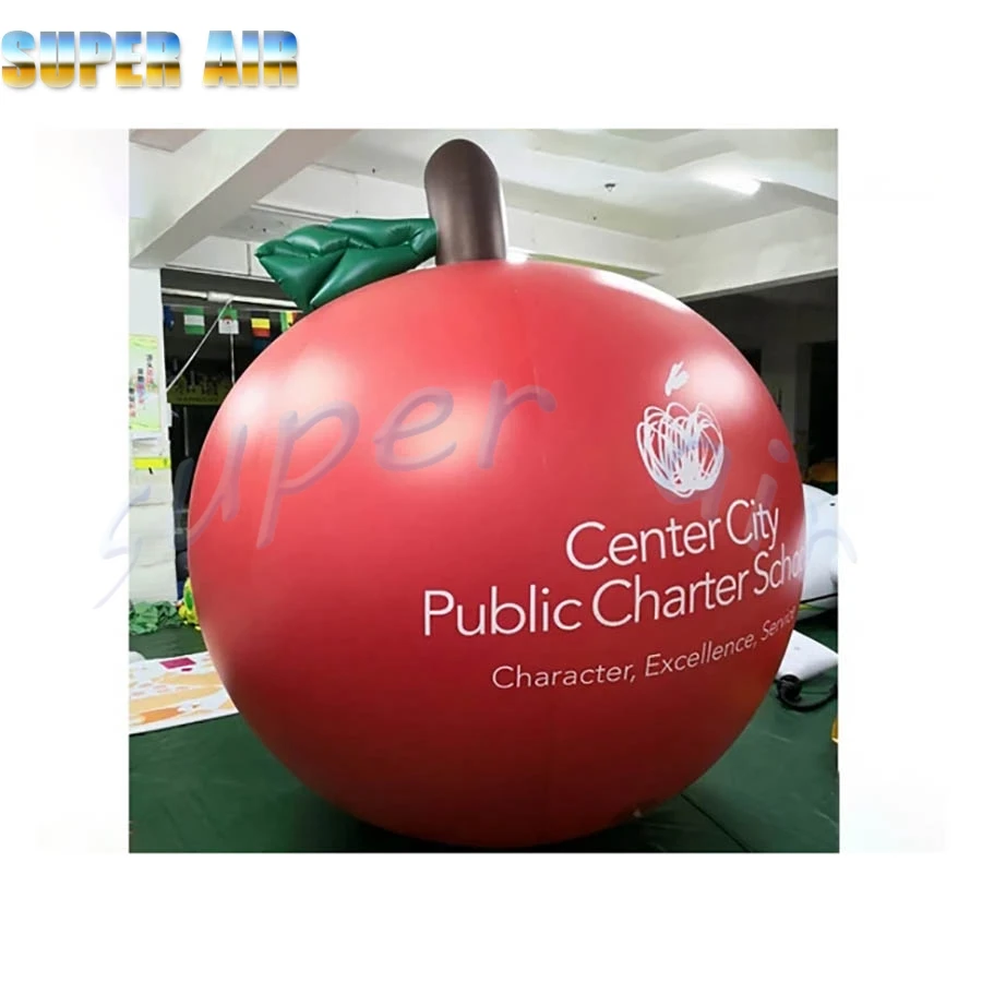 Best design model toy custom advertising inflatable apple for trade show