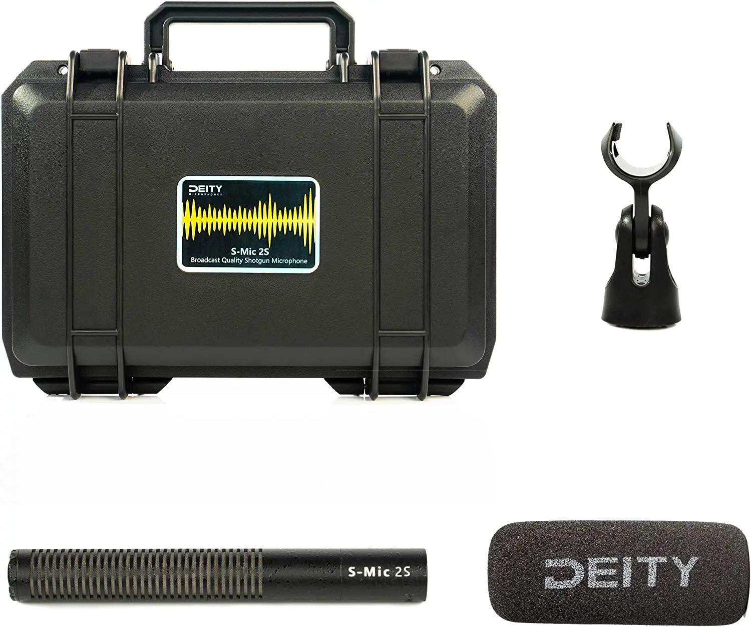 Aputure Deity S-Mic 2S Shotgun Microphone, Low Off-Axis Coloration and Inherent Self-Noise Weather Resistant RF-Interference