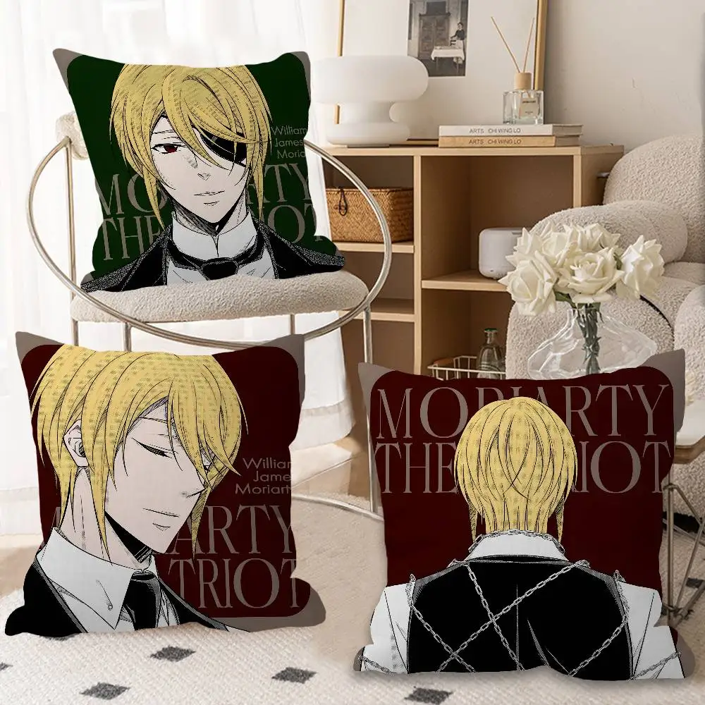 Mystery Anime M-Moriarty T-The P-Patriot 45*45cm Cushion Cover Pillow Cover Decor Pillowcase Home Pillowcase for Couch Pillow