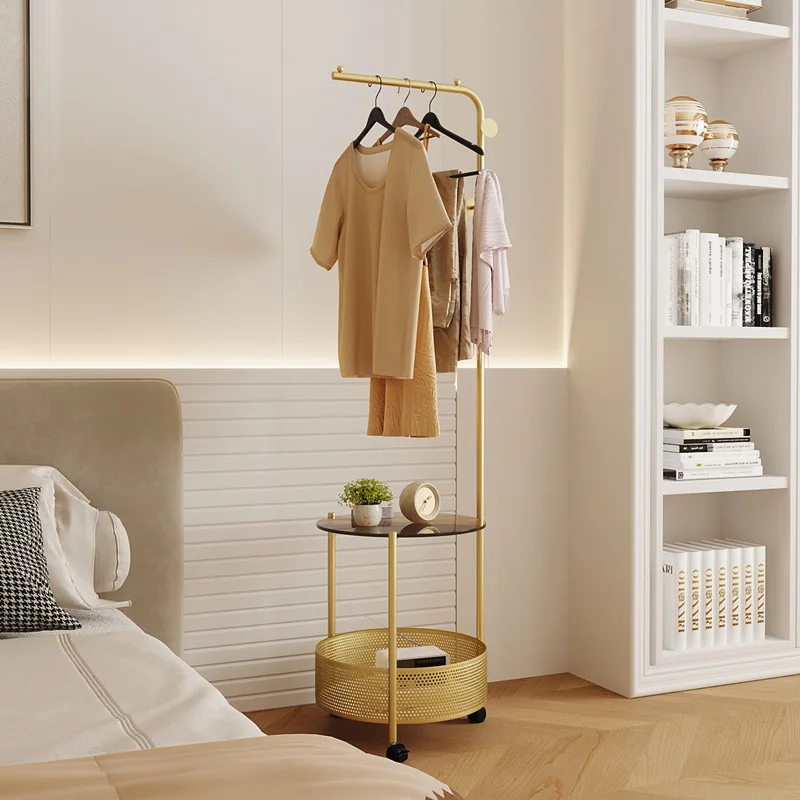 Bodenbügel für Zuhause, Schlafzimmer mit Radaufhänger, abnehmbarer Garderobenständer für Internet-Promi-Säule