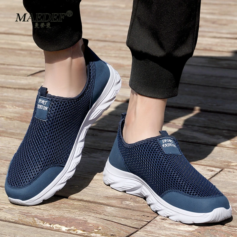 Maedef Männer Casual Sportschuhe Sommer Outdoor rutsch feste Turnschuhe hochwertige Herren Tenies atmungsaktive Schuhe Hot Sale Lazy Schuhe