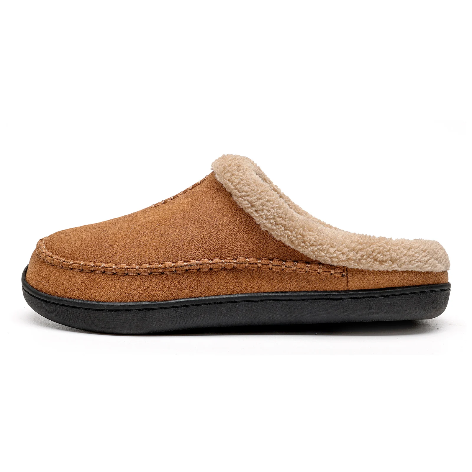 Cotton slippers men winter indoor home with cashmere warm can be worn outside the dirty cotton shoes