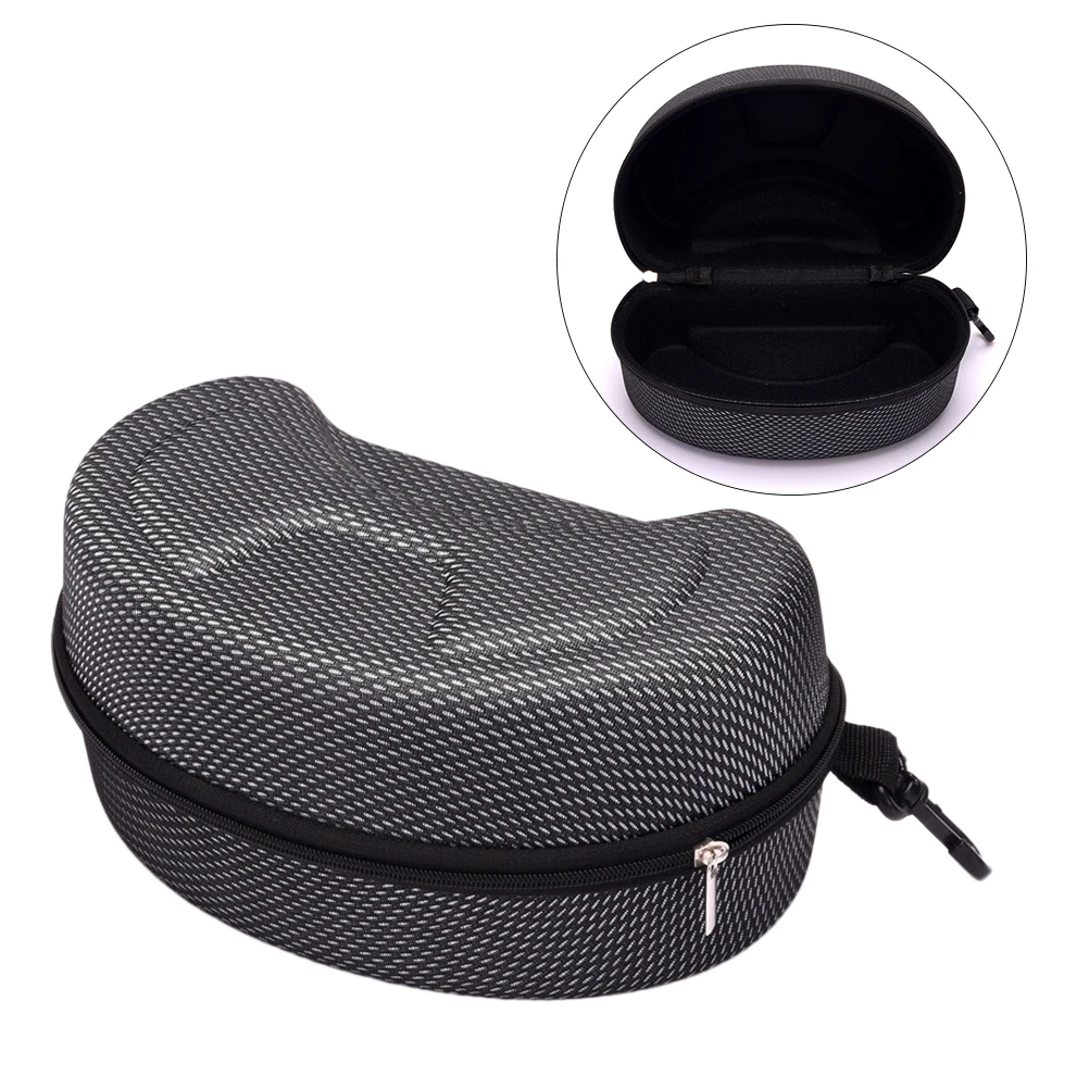 

Large Cycling Eyewear Case Ski Goggles Box Shockproof Sunglasses Bag Motorcycle Bike Glasses Case Hard Zipper Glasses Box