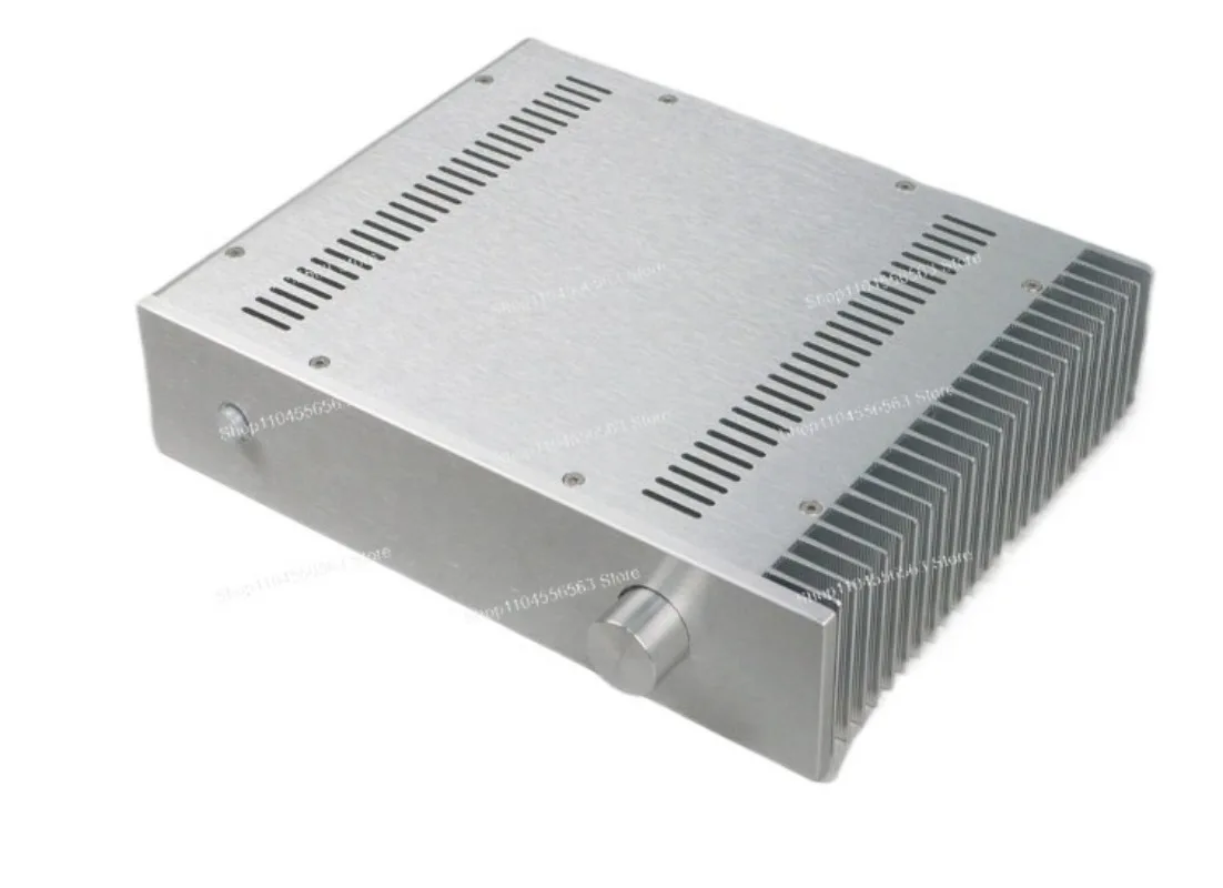 Single-sided Cooling, All Aluminum, Amplifier Case, All Silver.