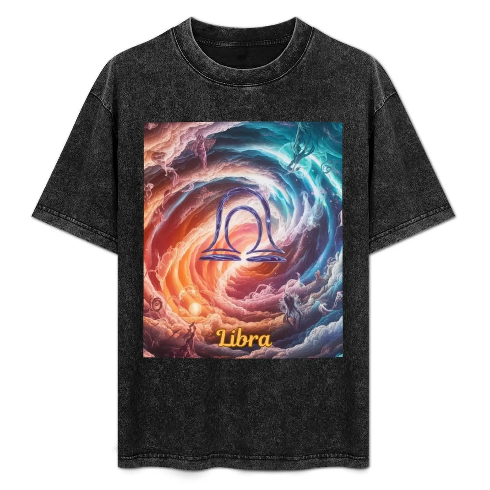 Libra Zodiac T-Shirt sweat aesthetic clothes quick-drying men tshirt