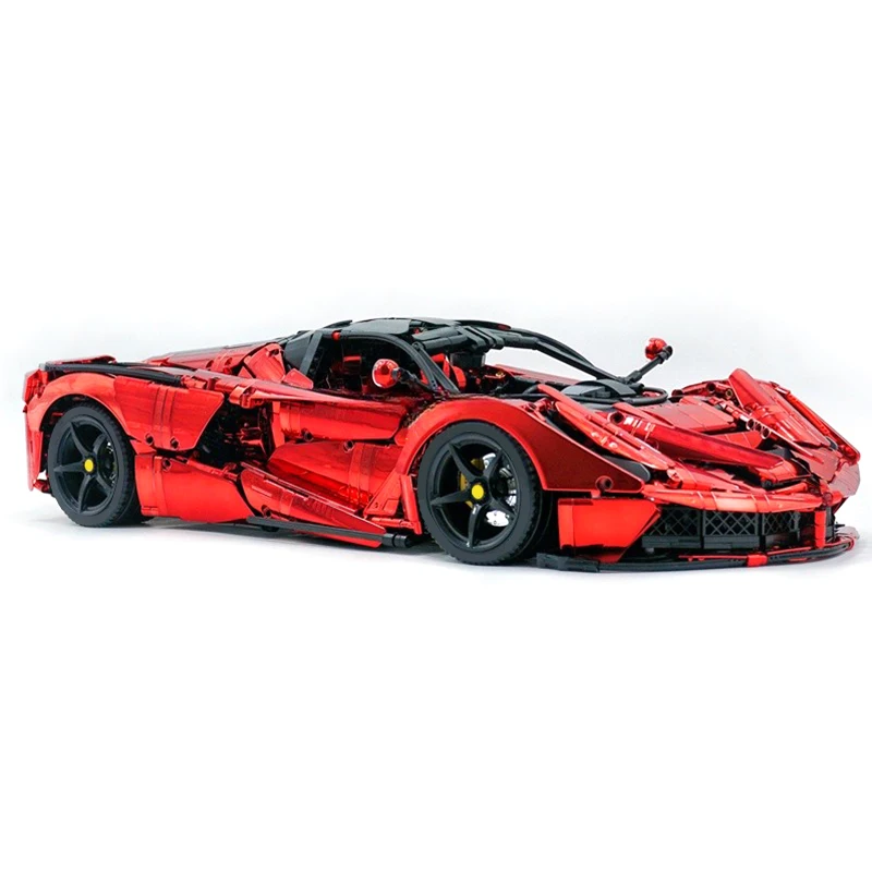1:8 CADA 61505 Rosso Tecnico Super Sprots Auto Hypercar Modello Building Blocks Mattoni FAI DA TE Puzzle Giocattoli di Montaggio Regali Di Natale Ragazzi