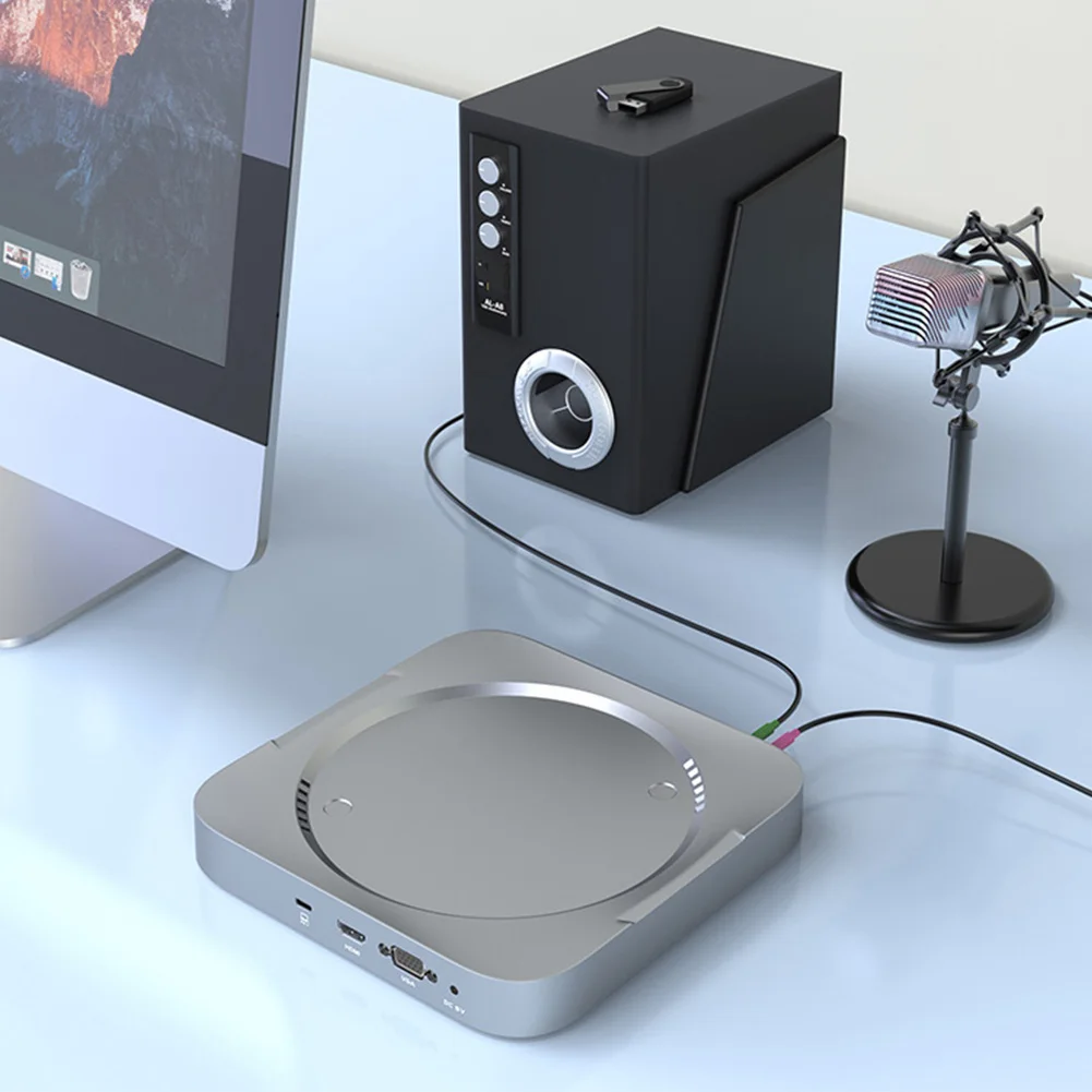 Hard Disk Box Docking Station Type-C Hub with Hard Drive Enclosure for Mac Mini