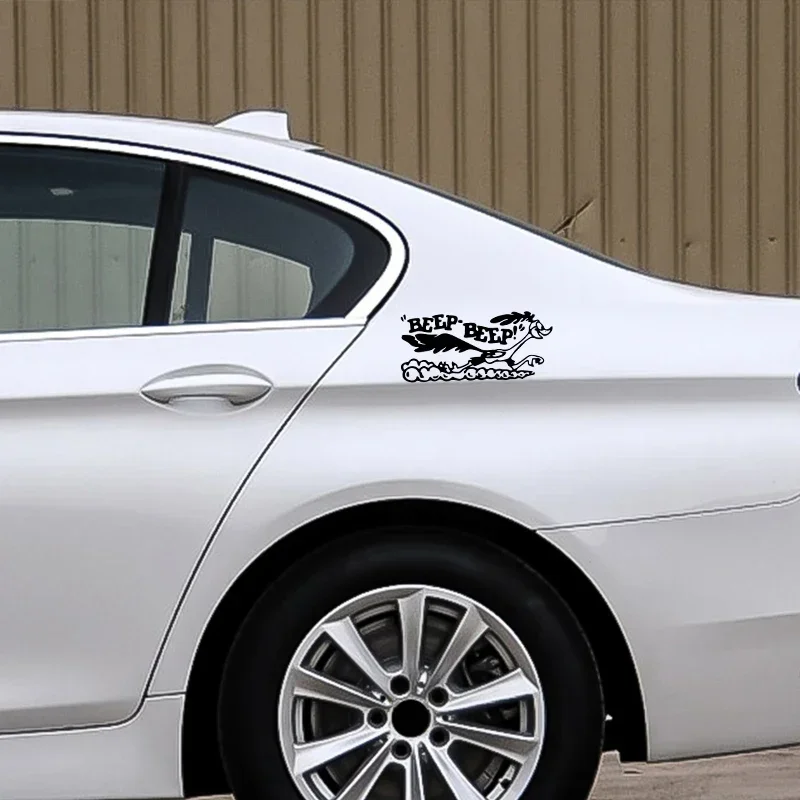 Road Runner Sticker Cartoon oldsfast Car Truck Laptop Viny AccessoriesDecaCar accessori17cm * 7.7cm