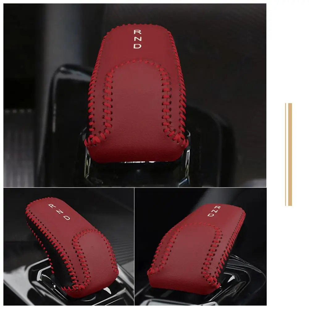 For Geely Coolray Sx11 2022 2023 2024 Collar Leather Pad Gear Shift Protector Auto Lever Cover Modify Knob Decoration Car