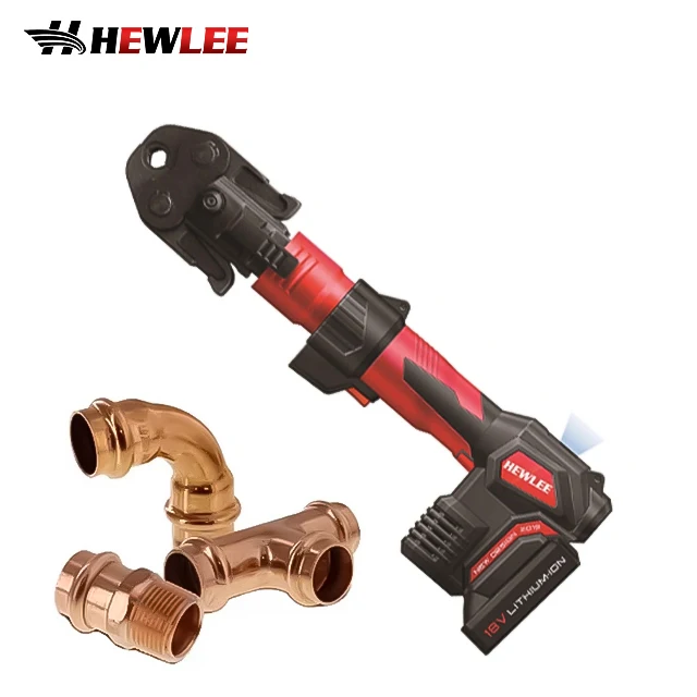

HEWLEE HZT-50 Hydraulic Portable Pro Press Tools Battery Press Fitting Tool For Copper Pex Plumbing Pipe Pressing Tool