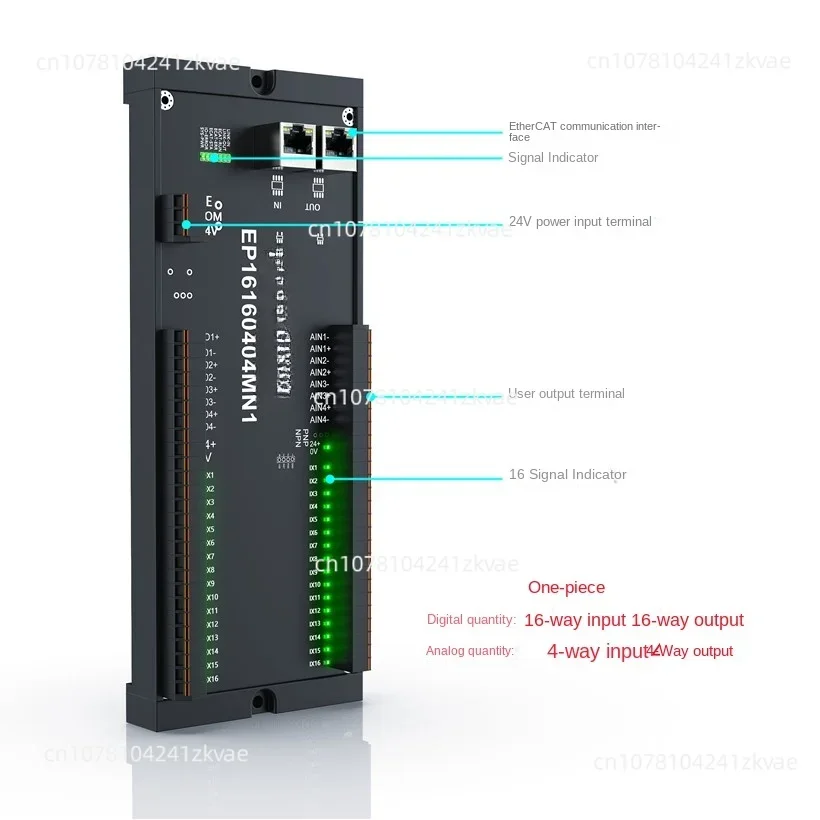 Remote Io Module Ethernet Distributed Bus Digital Analog Ethercat Mode Fast