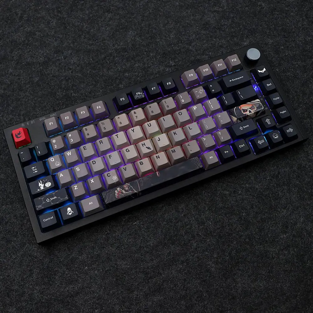 

135 Keys Halloween Full Set Keycaps Cherry Height PBT Thermal Sublimation For 61 68 75 87 96 98 100 104 108 Mechanical Keyboard