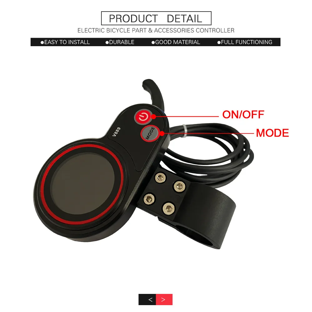 E Scooter M5 Panel S966-NFC Display Electric Bike LCD Display Meter Color Screen with 22A Sine Wave Controller 500W 36V-52V