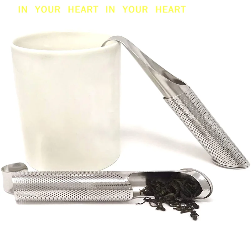 【X】Tea Filter Pipe Shape Loose Leaf Diffuser Tea Strainer Steel Tea Infuser Teapot Accessories Kitchen Utensils Accessories